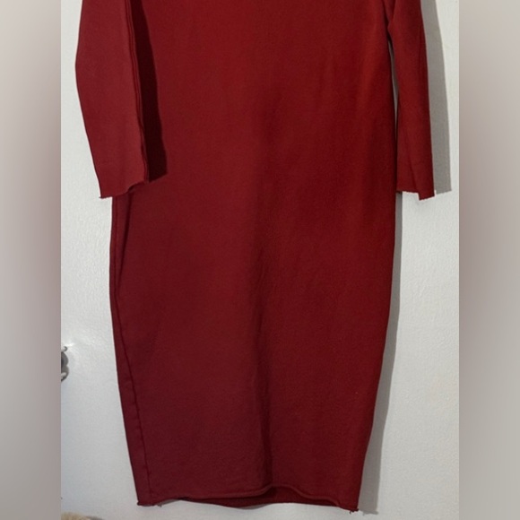 Frank & Eileen Isabelle Cranberry Red Long Sleeve Dress medium - Picture 8 of 8